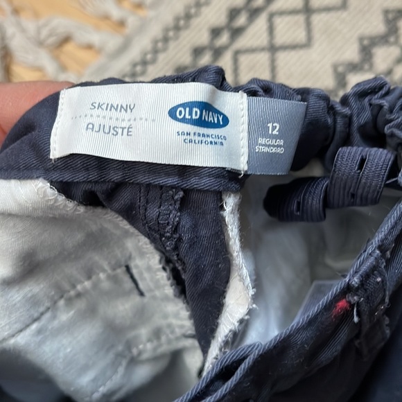 Old Navy Size 12 Blue Dress Pant, βskinnyβ, EUC - Picture 5 of 11
